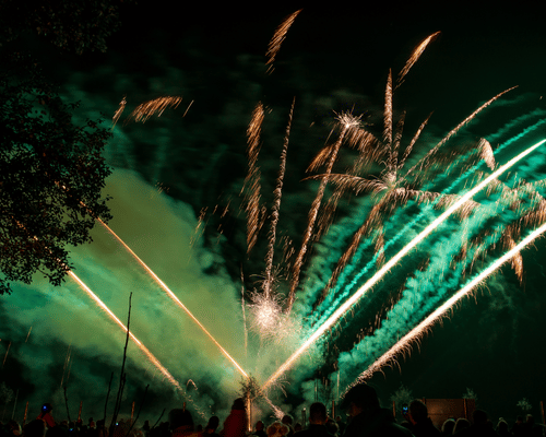 Angel Bonfire Night Fireworks Display