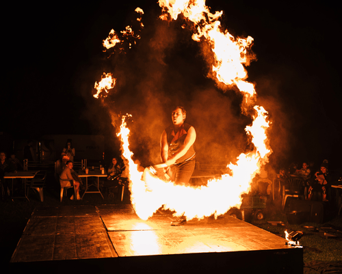 Angel Pershore Fire Show
